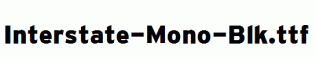 Interstate-Mono-Blk.ttf