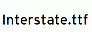 Interstate.ttf
