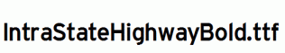 IntraStateHighwayBold.ttf