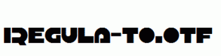 Iregula-To.otf