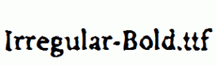 Irregular-Bold.ttf