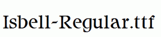 Isbell-Regular.ttf