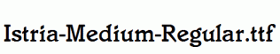 Istria-Medium-Regular.ttf