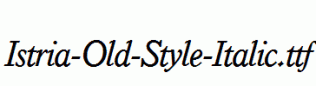 Istria-Old-Style-Italic.ttf