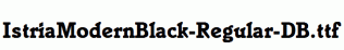 IstriaModernBlack-Regular-DB.ttf