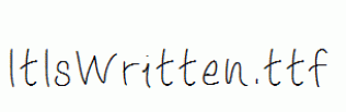 ItIsWritten.ttf