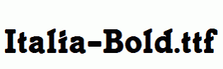 Italia-Bold.ttf