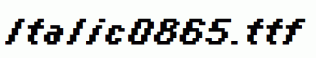 Italic0865.ttf