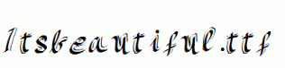 Itsbeautiful.ttf