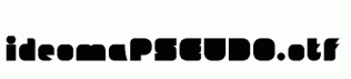 ideomaPSEUDO.otf