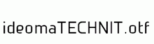 ideomaTECHNIT.otf