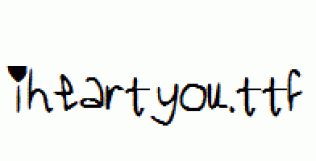 iheartyou.ttf