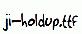 JI-Holdup.ttf