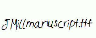 JMillmanuscript.ttf