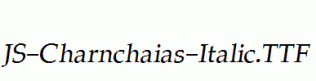 JS-Charnchaias-Italic.ttf