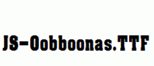 JS-Oobboonas.ttf