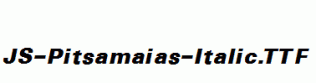 JS-Pitsamaias-Italic.ttf