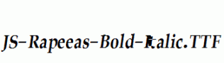 JS-Rapeeas-Bold-Italic.ttf