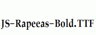 JS-Rapeeas-Bold.ttf