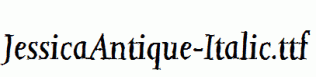 JessicaAntique-Italic.ttf