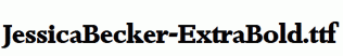 JessicaBecker-ExtraBold.ttf