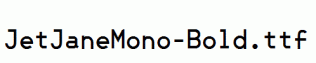 JetJaneMono-Bold.ttf