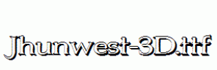 Jhunwest-3D.ttf