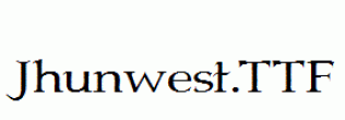 Jhunwest.ttf