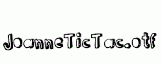 JoanneTicTac.otf