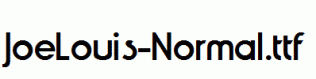 JoeLouis-Normal.ttf