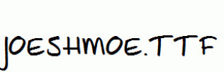 JoeShmoe.ttf