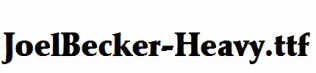JoelBecker-Heavy.ttf