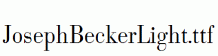 JosephBeckerLight.ttf