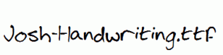 Josh-Handwriting.ttf