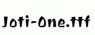 Joti-One.ttf