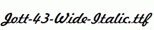 Jott-43-Wide-Italic.ttf