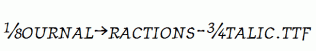 JournalFractions-Italic.ttf