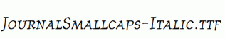 JournalSmallcaps-Italic.ttf