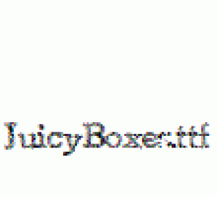 JuicyBoxes.ttf