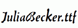 JuliaBecker.ttf
