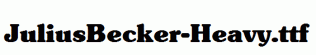 JuliusBecker-Heavy.ttf