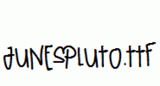 JunesPluto.ttf