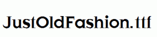 JustOldFashion.ttf