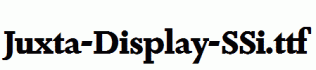 Juxta-Display-SSi.ttf