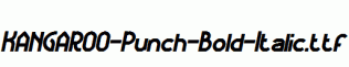KANGAROO-Punch-Bold-Italic.ttf