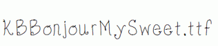 KBBonjourMySweet.ttf