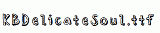 KBDelicateSoul.ttf