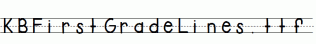 KBFirstGradeLines.ttf