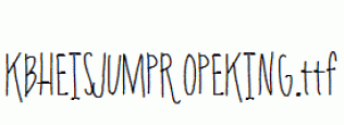 KBHEISJUMPROPEKING.ttf