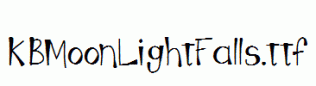 KBMoonLightFalls.ttf